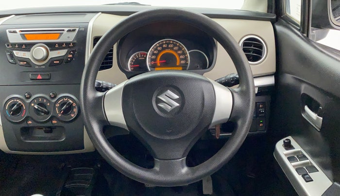 2013 Maruti Wagon R 1.0 VXI, Petrol, Manual, 50,132 km, Steering Wheel Close Up