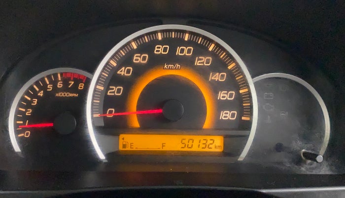 2013 Maruti Wagon R 1.0 VXI, Petrol, Manual, 50,132 km, Odometer Image