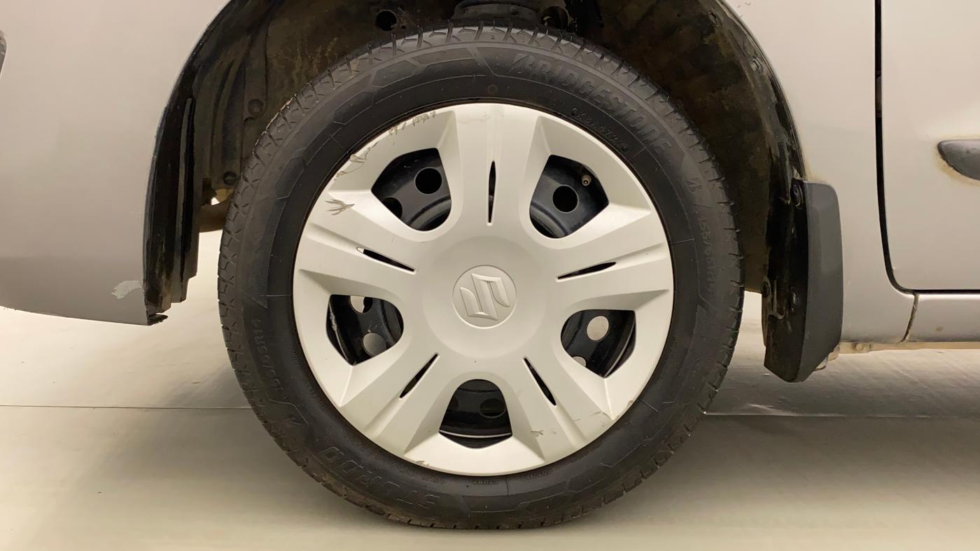 2013 Maruti Wagon R 1.0 VXI, Petrol, Manual, 50,132 km, Left Front Wheel