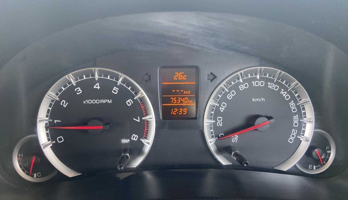 2016 Maruti Swift ZXI, Petrol, Manual, 75,326 km, Odometer Image