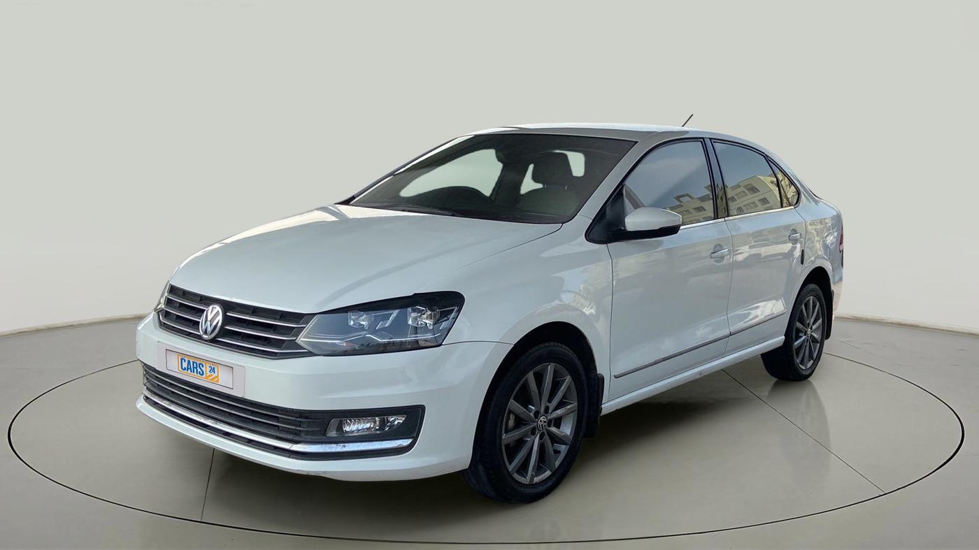 2019 Volkswagen Vento HIGHLINE PLUS 1.2 AT 16 ALLOY, Petrol, Automatic, 86,622 km, Left Front Diagonal