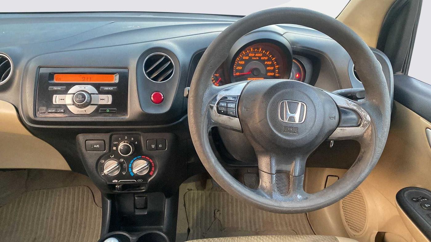2014 Honda Amaze 1.2L I-VTEC VX, Petrol, Manual, 84,174 km, Steering Wheel Close Up