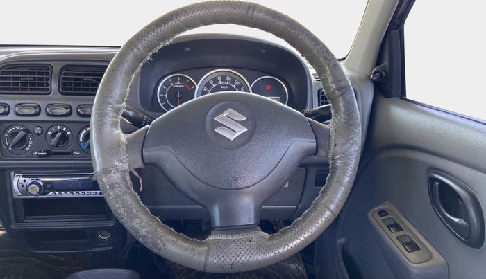 2013 Maruti Alto K10 VXI, Petrol, Manual, 48,345 km, Steering Wheel Close Up