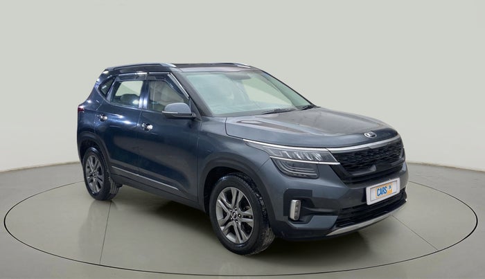 2019 KIA SELTOS HTX 1.5 PETROL, Petrol, Manual, 27,579 km, Right Front Diagonal