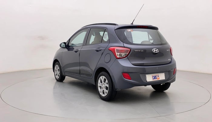 2015 Hyundai Grand i10 SPORTZ 1.2 KAPPA VTVT, Petrol, Manual, 46,880 km, Left Back Diagonal