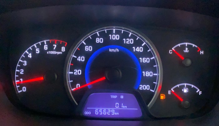 2013 Hyundai Grand i10 ASTA 1.2 KAPPA VTVT, Petrol, Manual, 65,783 km, Odometer Image