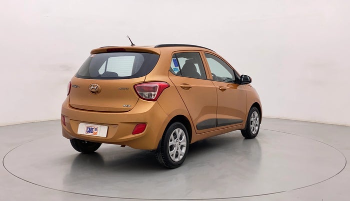 2015 Hyundai Grand i10 SPORTZ 1.2 KAPPA VTVT, Petrol, Manual, 49,376 km, Right Back Diagonal