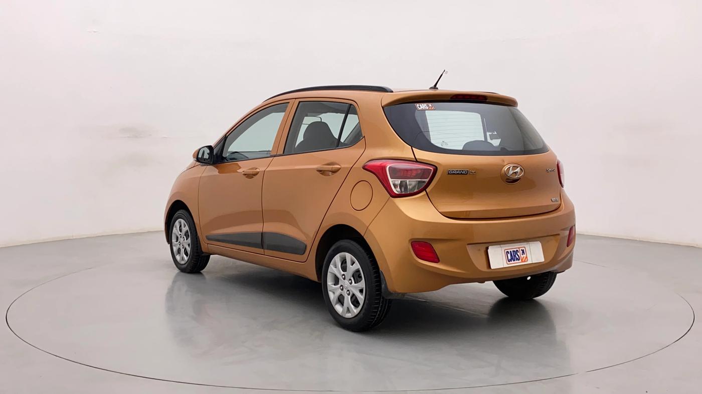 2015 Hyundai Grand i10 SPORTZ 1.2 KAPPA VTVT, Petrol, Manual, 49,376 km, Left Back Diagonal
