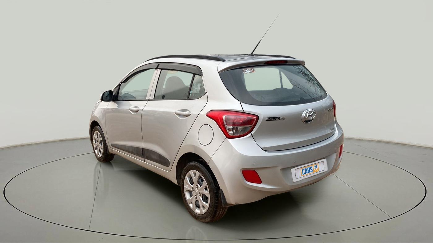 2015 Hyundai Grand i10 SPORTZ 1.2 KAPPA VTVT, Petrol, Manual, 24,918 km, Left Back Diagonal