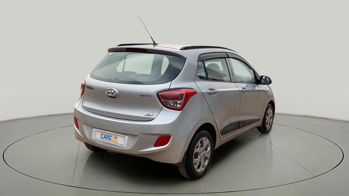 2015 Hyundai Grand i10 SPORTZ 1.2 KAPPA VTVT, Petrol, Manual, 24,918 km, Right Back Diagonal