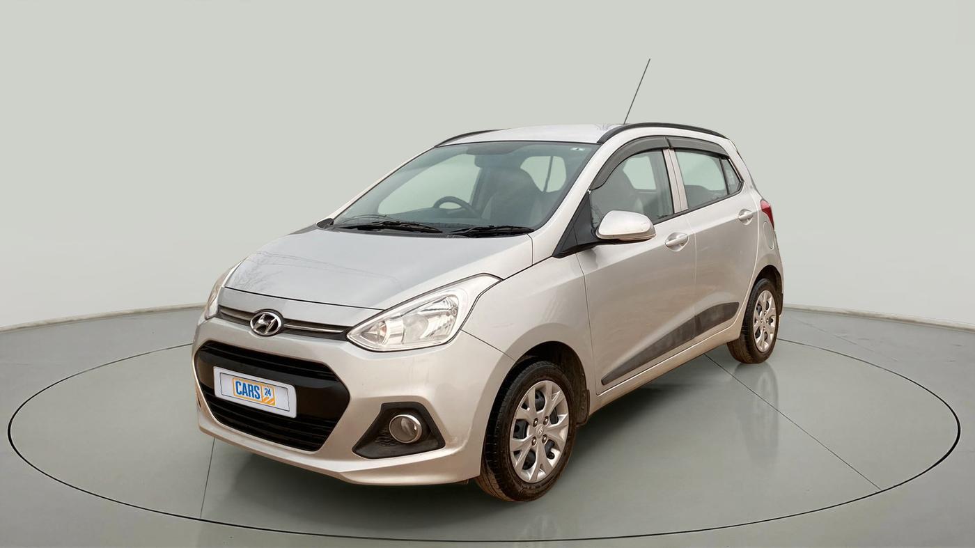 2015 Hyundai Grand i10 SPORTZ 1.2 KAPPA VTVT, Petrol, Manual, 24,918 km, Left Front Diagonal