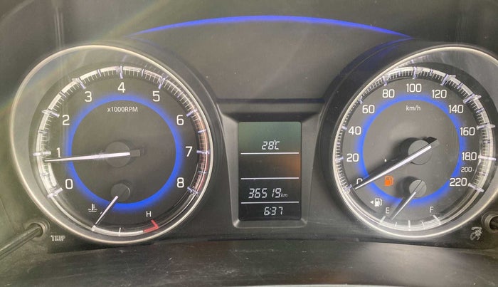 2017 Maruti Baleno DELTA PETROL 1.2, Petrol, Manual, 36,516 km, Odometer Image