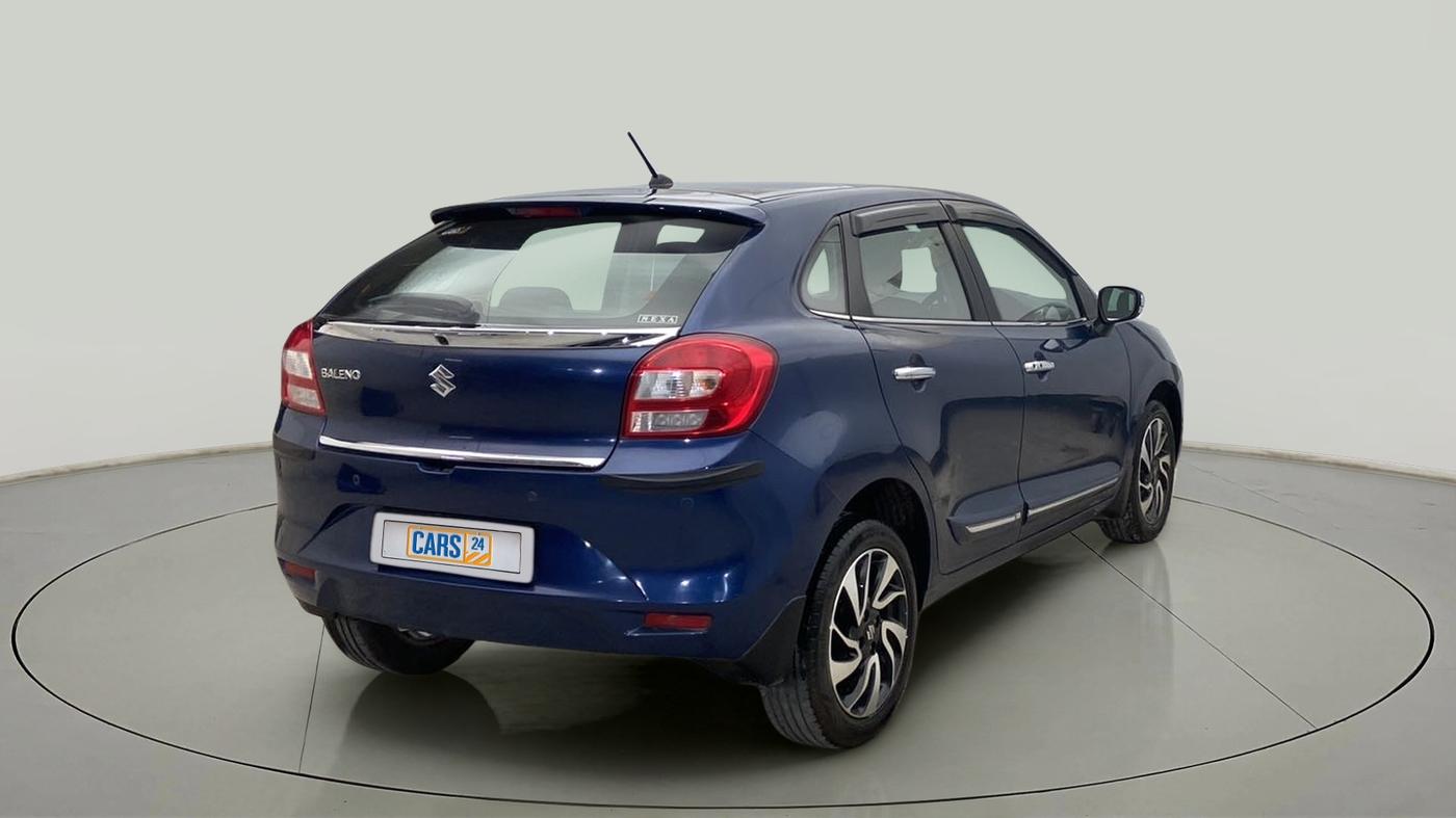 2020 Maruti Baleno ALPHA CVT PETROL 1.2, Petrol, Automatic, 27,809 km, Right Back Diagonal