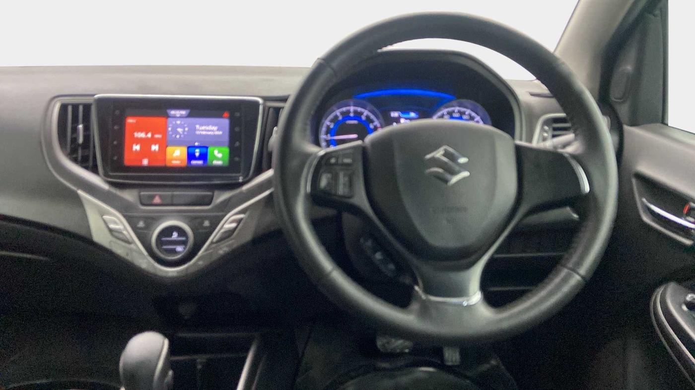 2020 Maruti Baleno ALPHA CVT PETROL 1.2, Petrol, Automatic, 27,809 km, Steering Wheel Close Up