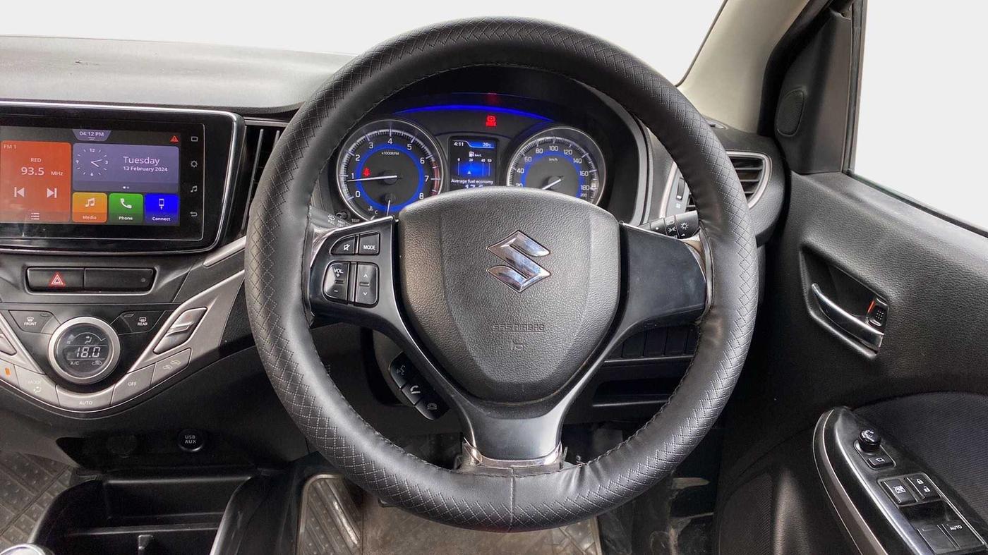 2020 Maruti Baleno ZETA PETROL 1.2, Petrol, Manual, 63,091 km, Steering Wheel Close Up