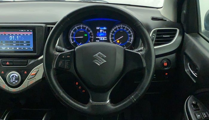 2017 Maruti Baleno ZETA PETROL 1.2, Petrol, Manual, 1,08,028 km, Steering Wheel Close Up