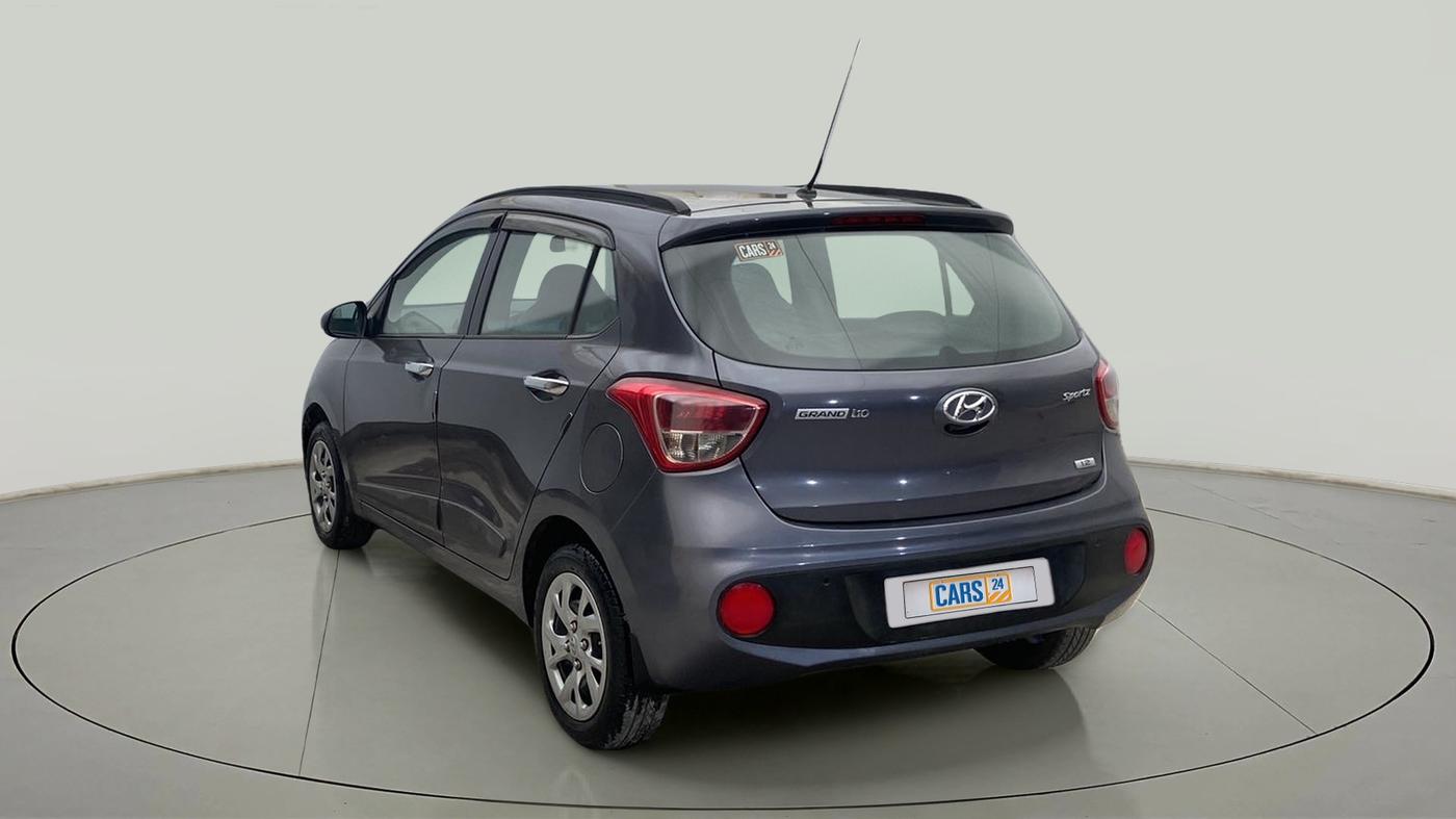 2018 Hyundai Grand i10 SPORTZ (O) 1.2 KAPPA VTVT, Petrol, Manual, 17,900 km, Left Back Diagonal