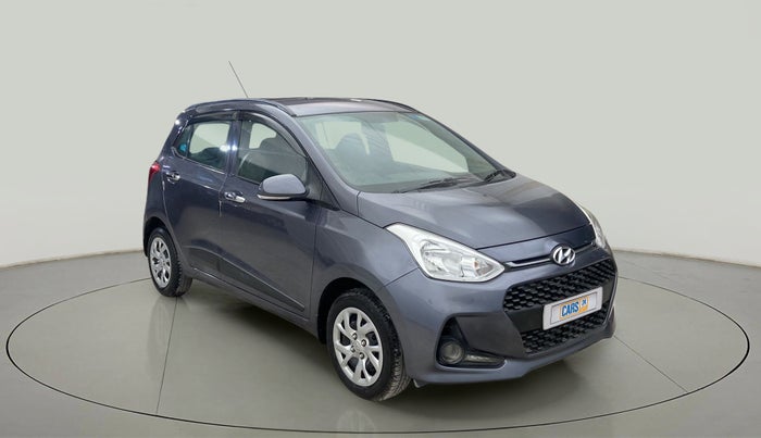 2018 Hyundai Grand i10 SPORTZ (O) 1.2 KAPPA VTVT, Petrol, Manual, 17,900 km, Right Front Diagonal
