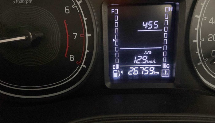 2021 Maruti Vitara Brezza LXI, Petrol, Manual, 26,742 km, Odometer Image