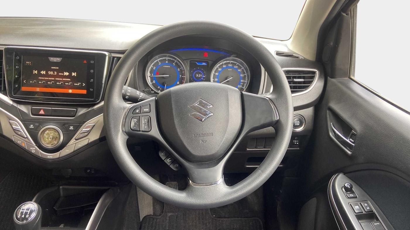 2021 Maruti Baleno ZETA PETROL 1.2, Petrol, Manual, 32,461 km, Steering Wheel Close Up