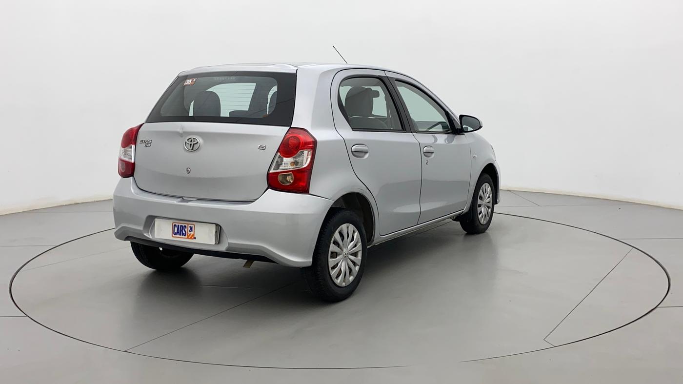 2017 Toyota Etios Liva G, Petrol, Manual, 50,222 km, Right Back Diagonal