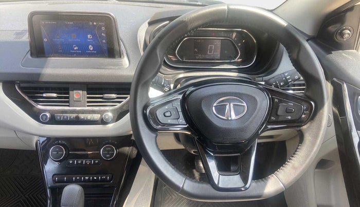 2020 Tata NEXON XZA PLUS (O) PETROL, Petrol, Automatic, 15,493 km, Steering Wheel Close Up