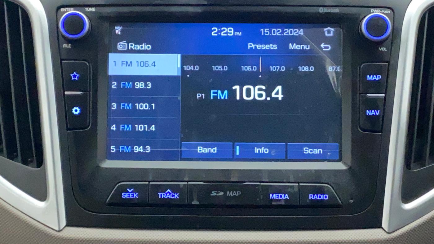 2019 Hyundai Creta SX AT 1.6 PETROL, Petrol, Automatic, 44,269 km, Infotainment System