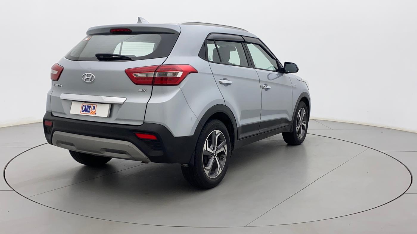 2019 Hyundai Creta SX AT 1.6 PETROL, Petrol, Automatic, 44,269 km, Right Back Diagonal