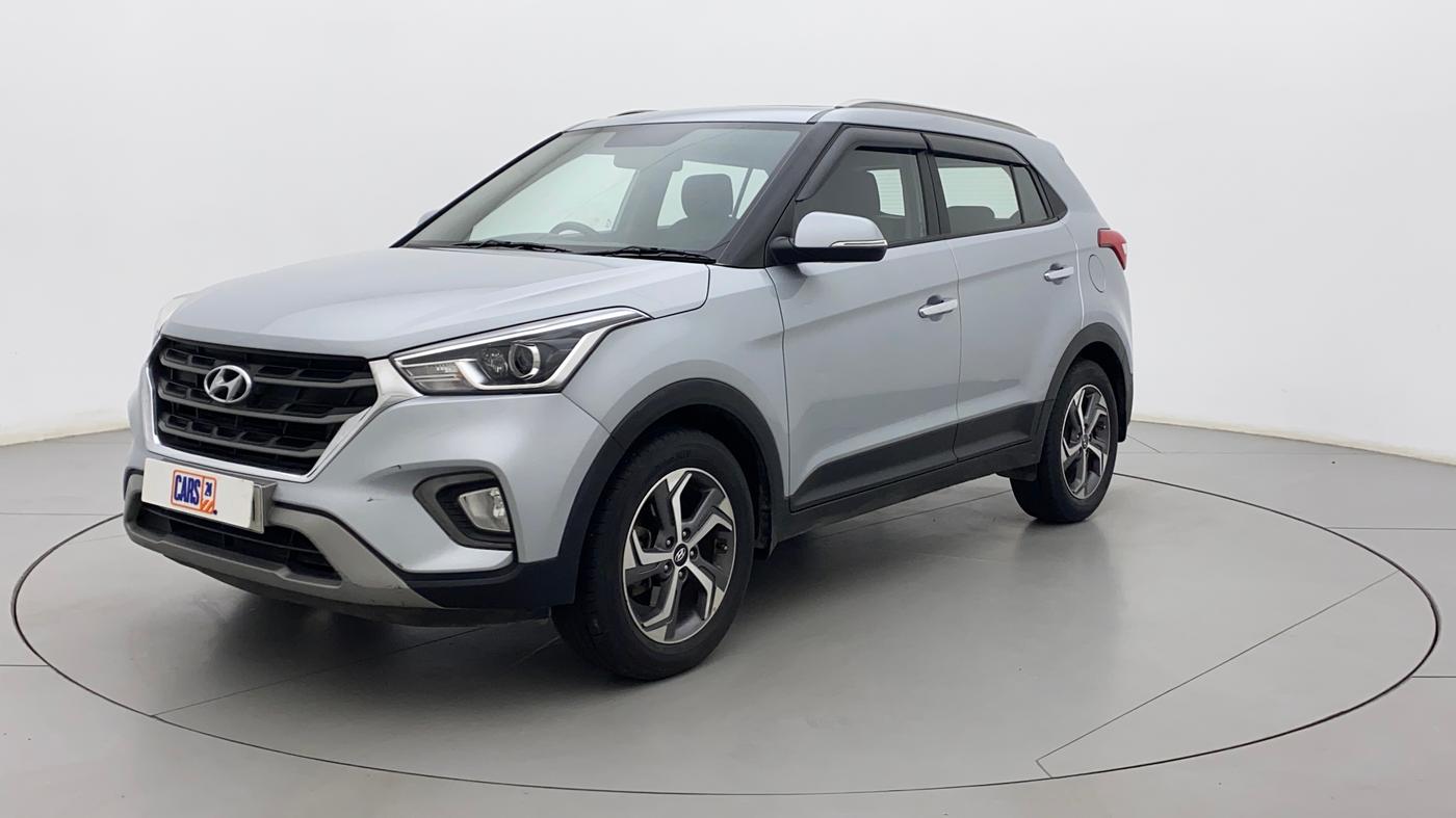 2019 Hyundai Creta SX AT 1.6 PETROL, Petrol, Automatic, 44,269 km, Left Front Diagonal