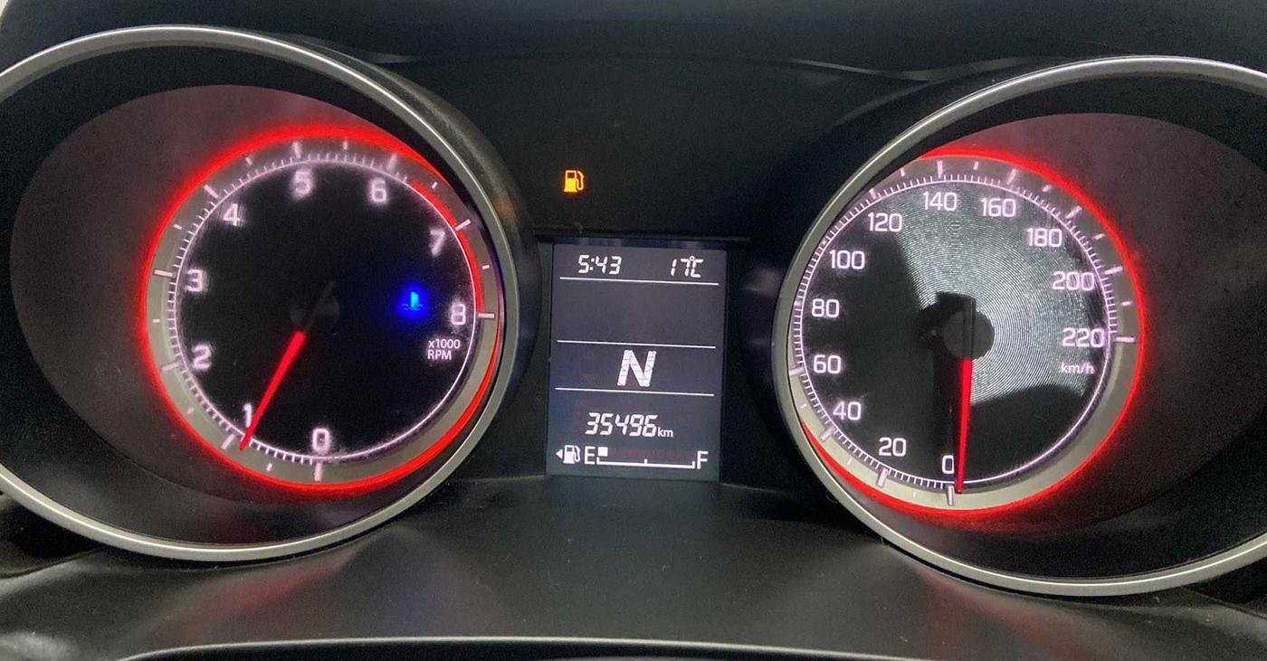 2021 Maruti Swift VXI AMT, Petrol, Automatic, 35,510 km, Odometer Image