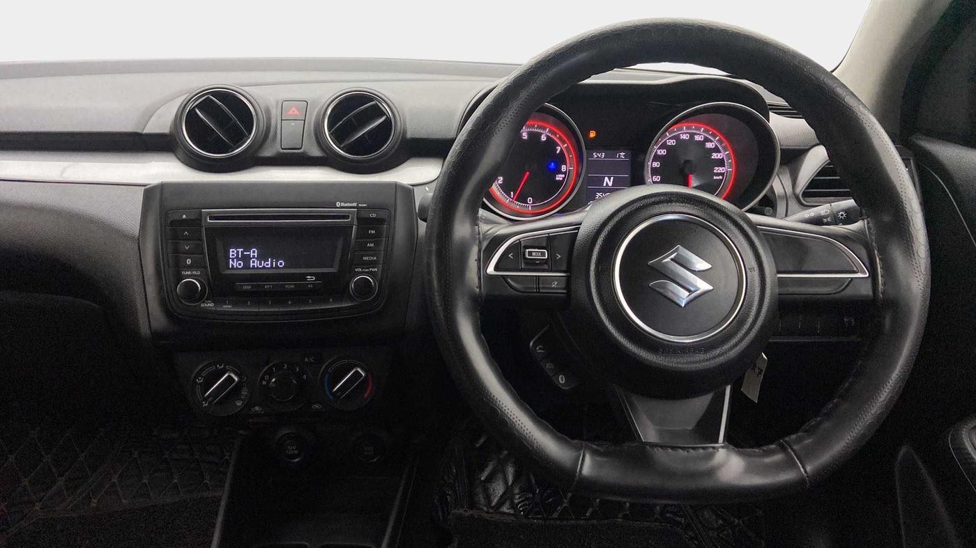 2021 Maruti Swift VXI AMT, Petrol, Automatic, 35,510 km, Steering Wheel Close Up