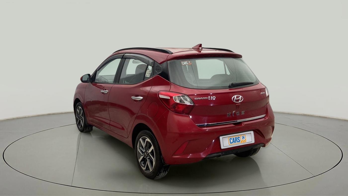 2020 Hyundai GRAND I10 NIOS ASTA AMT 1.2 KAPPA VTVT, Petrol, Automatic, 5,192 km, Left Back Diagonal