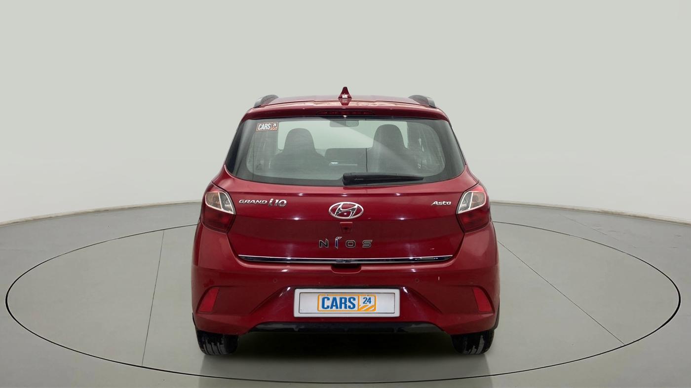 2020 Hyundai GRAND I10 NIOS ASTA AMT 1.2 KAPPA VTVT, Petrol, Automatic, 5,192 km, Back/Rear