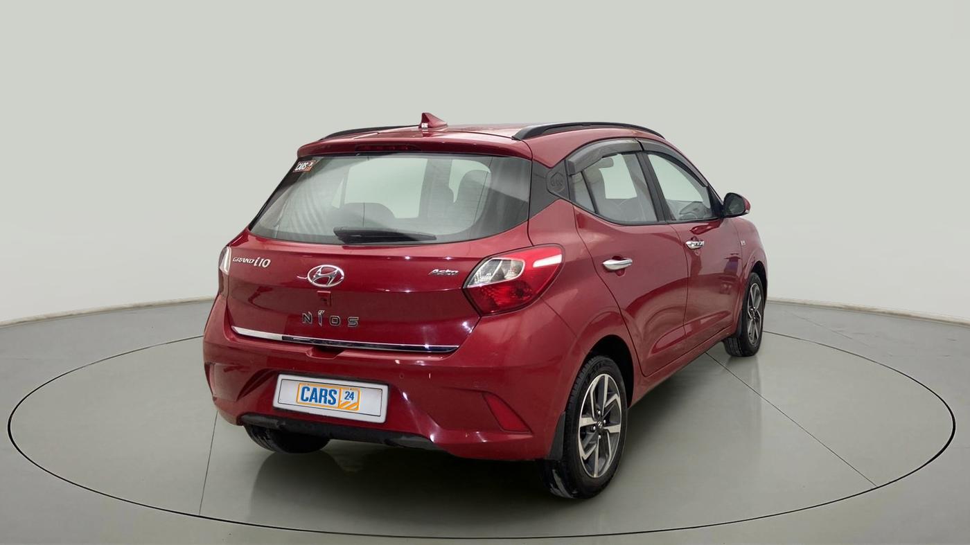 2020 Hyundai GRAND I10 NIOS ASTA AMT 1.2 KAPPA VTVT, Petrol, Automatic, 5,192 km, Right Back Diagonal