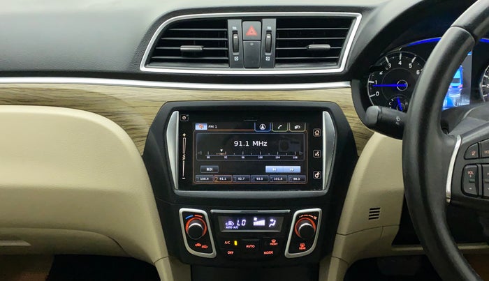 2018 Maruti Ciaz ALPHA  AT 1.5 SHVS PETROL, CNG, Automatic, 74,462 km, Air Conditioner
