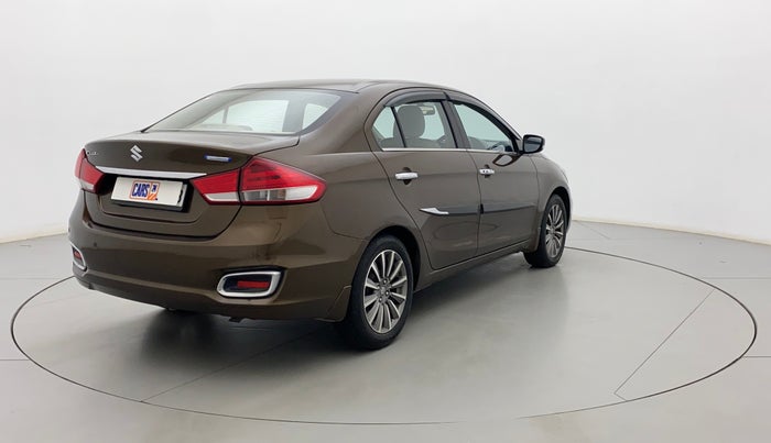2018 Maruti Ciaz ALPHA  AT 1.5 SHVS PETROL, CNG, Automatic, 74,462 km, Right Back Diagonal