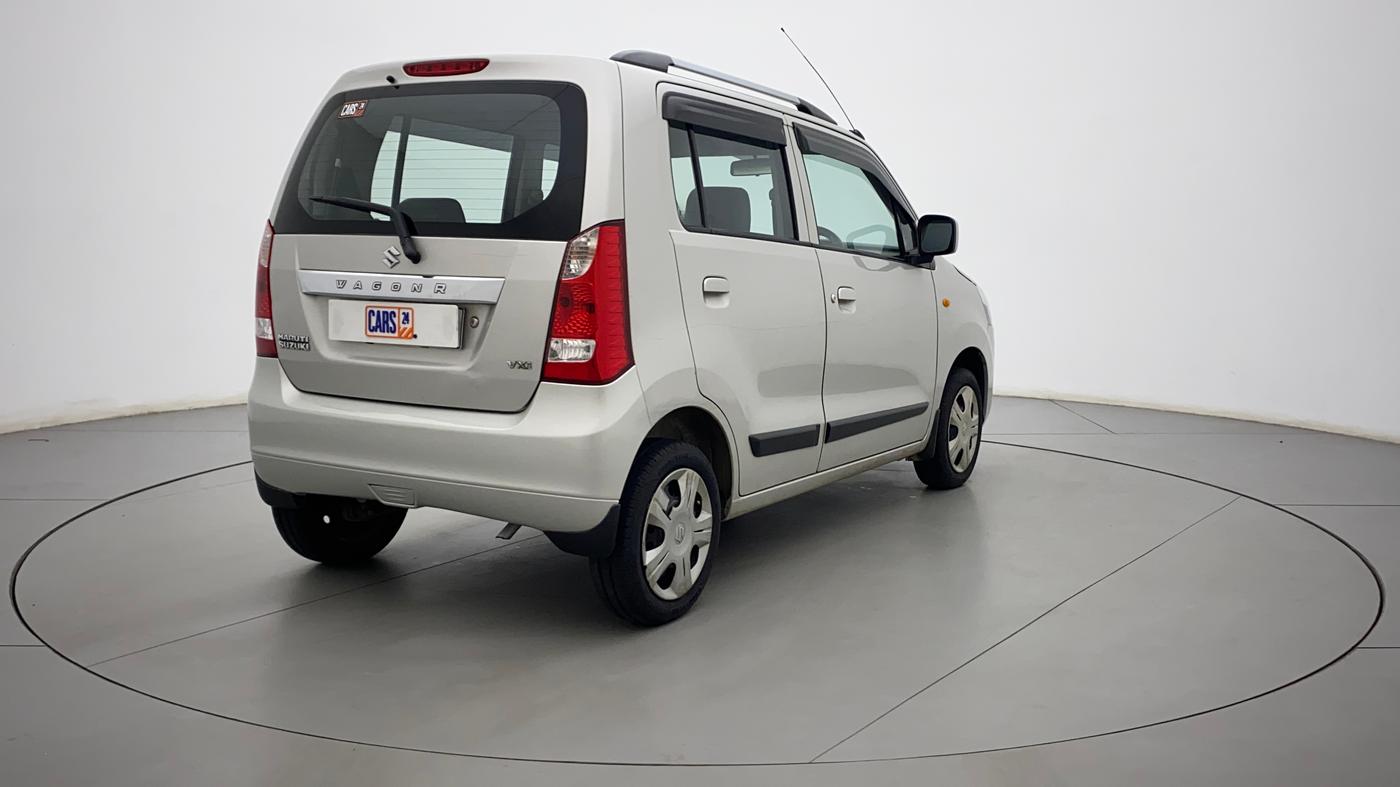 2017 Maruti Wagon R 1.0 VXI, Petrol, Manual, 35,643 km, Right Back Diagonal
