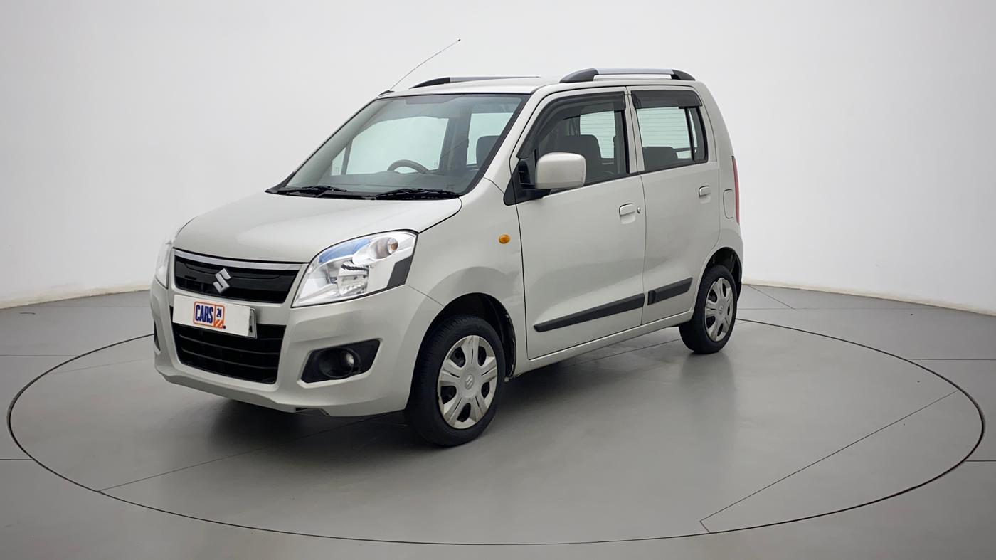 2017 Maruti Wagon R 1.0 VXI, Petrol, Manual, 35,643 km, Left Front Diagonal