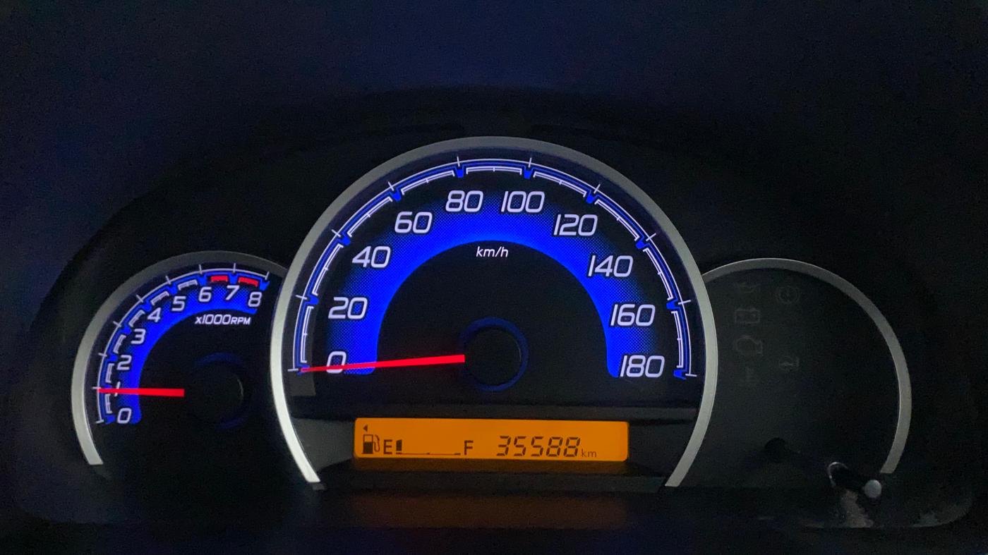 2017 Maruti Wagon R 1.0 VXI, Petrol, Manual, 35,643 km, Odometer Image
