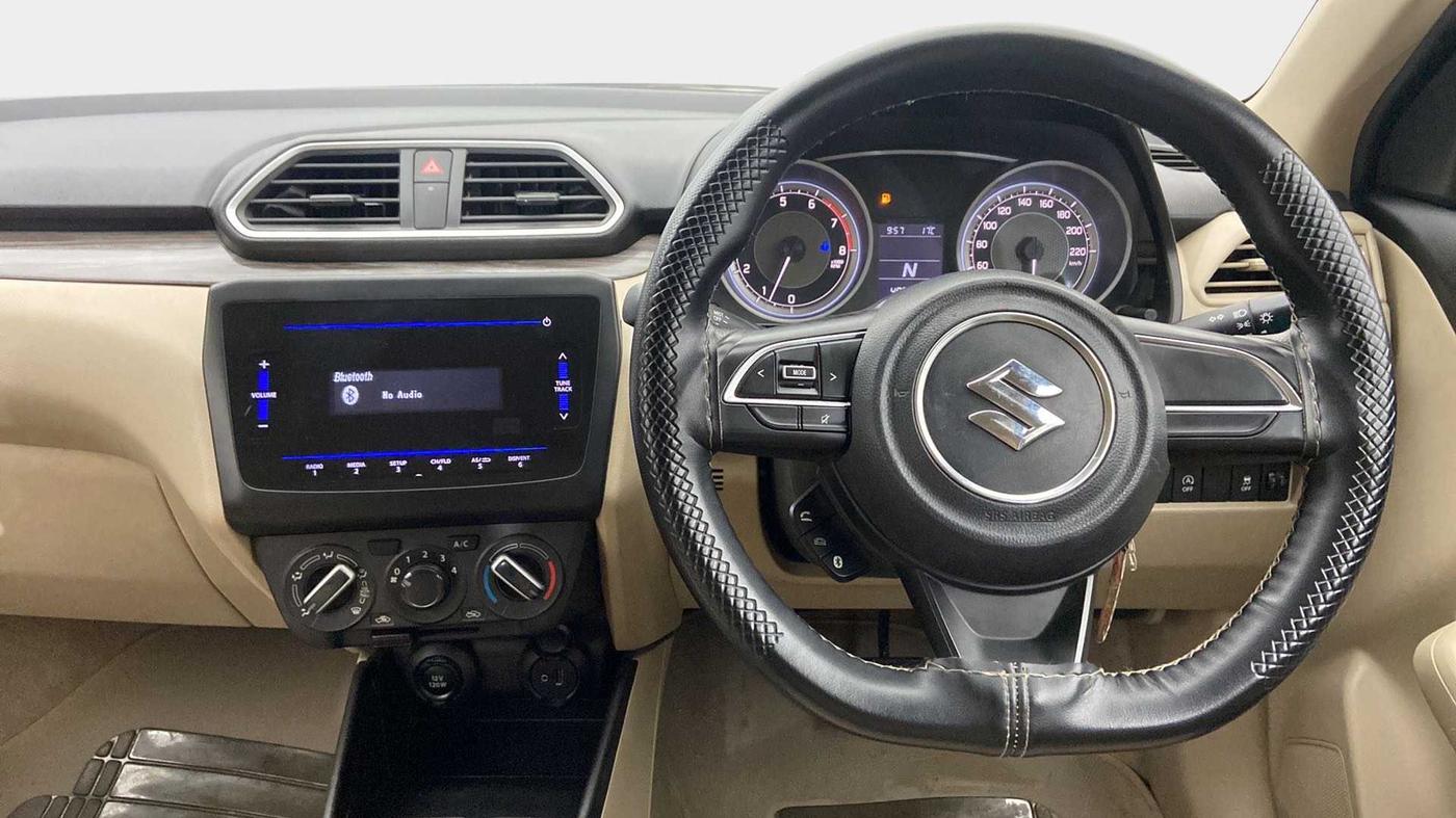 2021 Maruti Dzire VXI AMT, Petrol, Automatic, 48,982 km, Steering Wheel Close Up