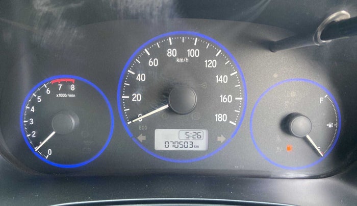 2017 Honda Amaze 1.2L I-VTEC S OPT, Petrol, Manual, 70,497 km, Odometer Image