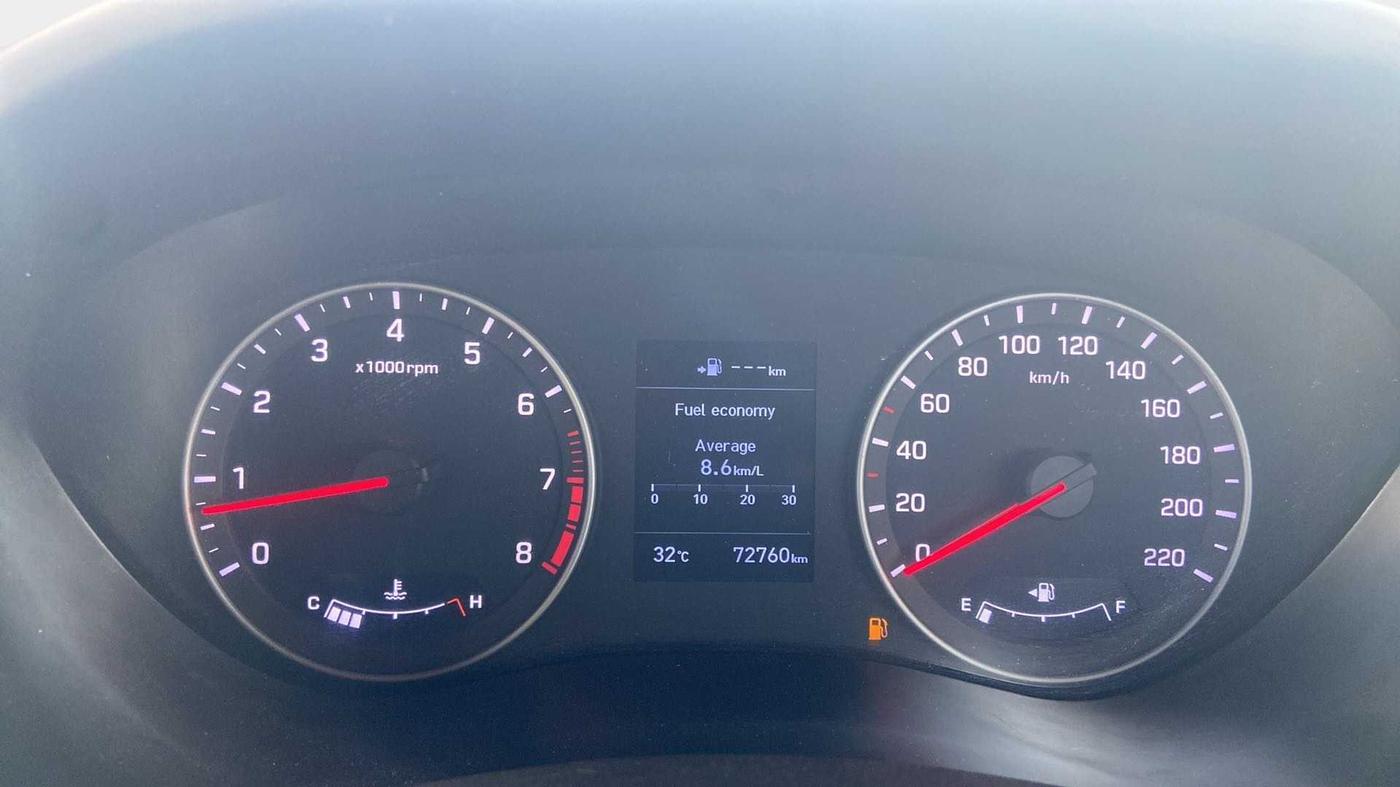 2018 Hyundai Elite i20 ASTA 1.2 (O), Petrol, Manual, 72,994 km, Odometer Image