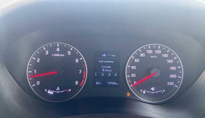 2018 Hyundai Elite i20 ASTA 1.2 (O), Petrol, Manual, 72,994 km, Odometer Image