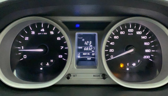 2016 Tata Tiago XZ PETROL, Petrol, Manual, 68,327 km, Odometer Image