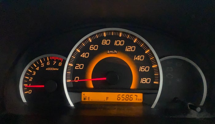 2016 Maruti Wagon R 1.0 VXI, Petrol, Manual, 65,867 km, Odometer Image