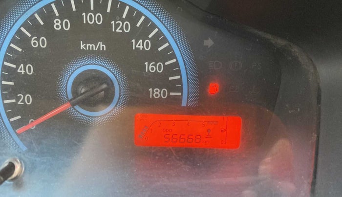 2016 Datsun Redi Go T (O), Petrol, Manual, 56,664 km, Odometer Image