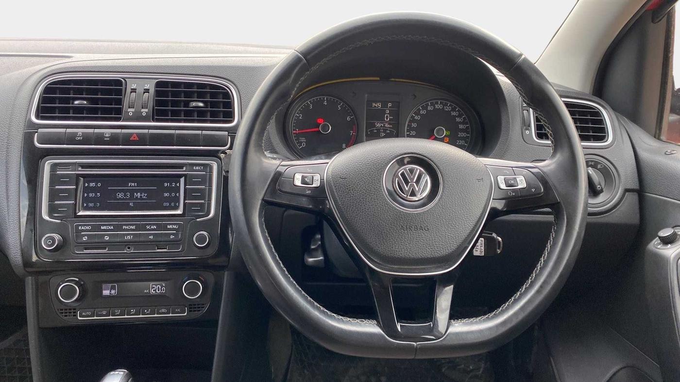 2016 Volkswagen Polo GT TSI AT, Petrol, Automatic, 56,461 km, Steering Wheel Close Up