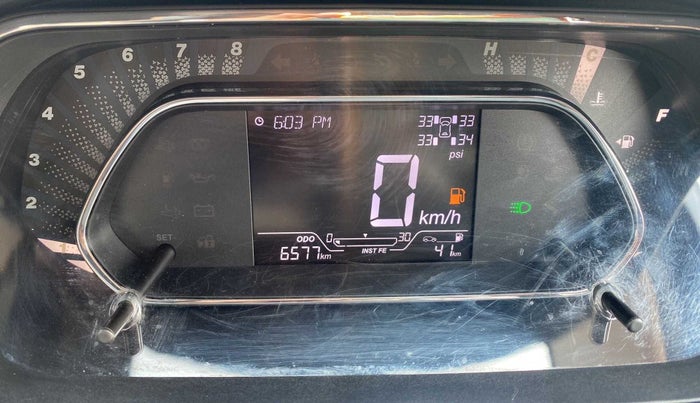 2023 Tata TIGOR XZ PLUS PETROL, Petrol, Manual, 6,573 km, Odometer Image