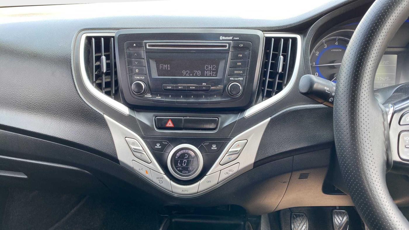 2016 Maruti Baleno DELTA PETROL 1.2, Petrol, Manual, 77,430 km, Air Conditioner