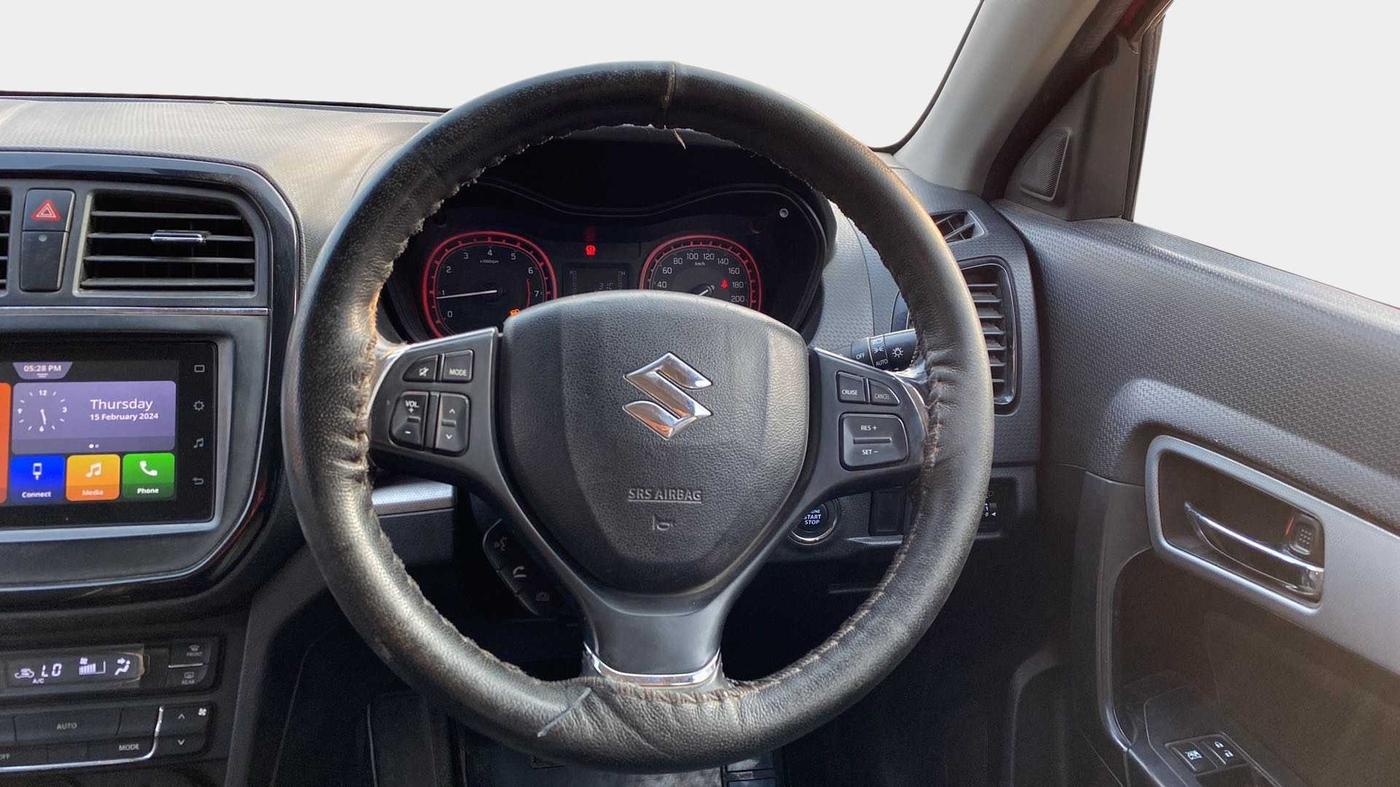 2020 Maruti Vitara Brezza ZXI PLUS, Petrol, Manual, 24,018 km, Steering Wheel Close Up